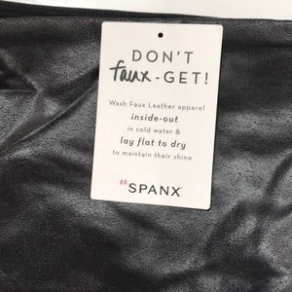 Spanx Faux Leather Leggings - Picture 6 of 7